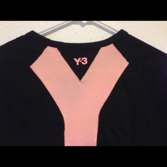 Ultra Rare Black Pink Y-3 Adidas T-shirt Shirt Top - Picture 7 of 7